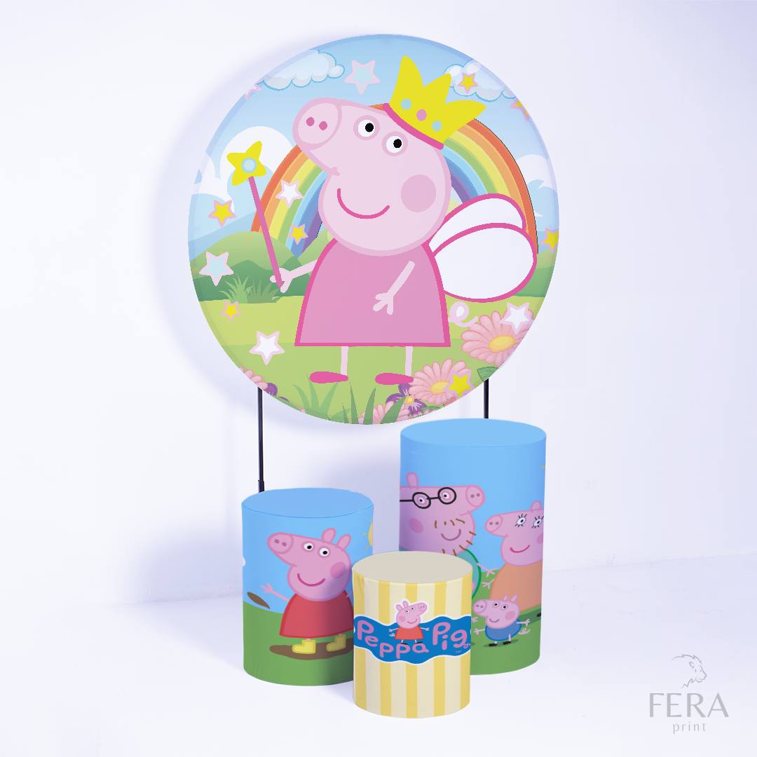 Kit Capa Cilindros + Capa Painel Porquinha Sublimado