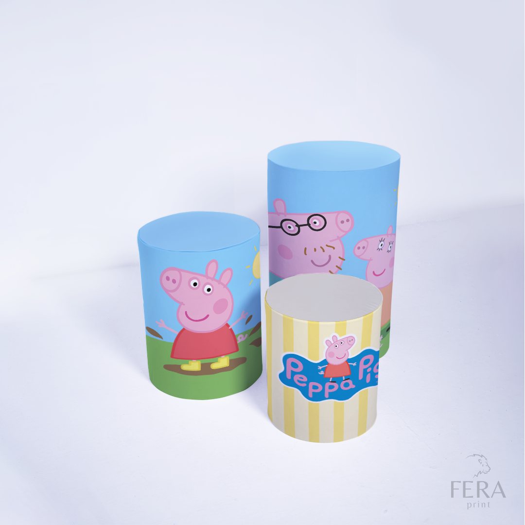 Kit Capa Cilindros + Capa Painel Porquinha Sublimado