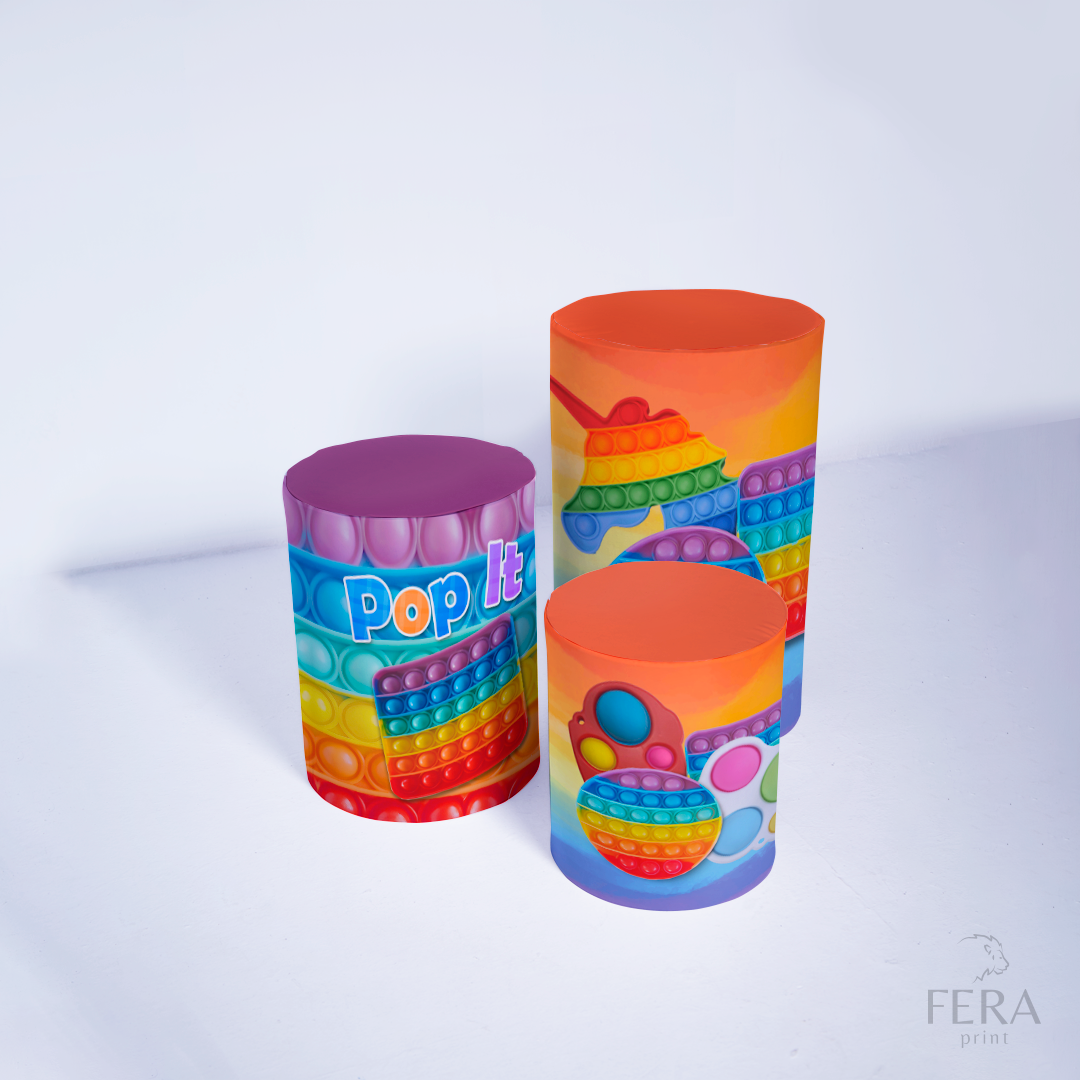 Kit Capa Cilindros + Capa Painel Pop It Sublimado