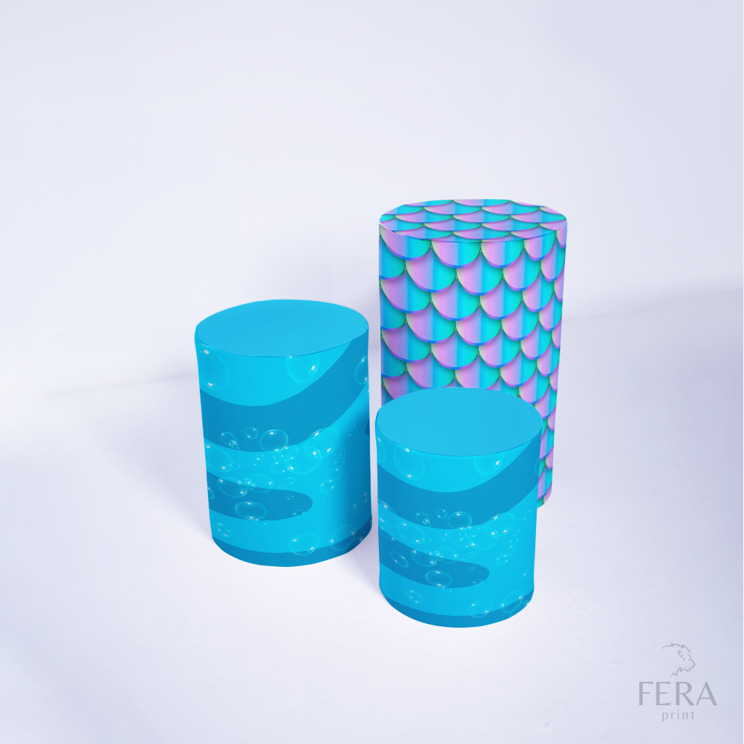 Kit Capa Cilindros + Capa Painel Sereia Sublimado