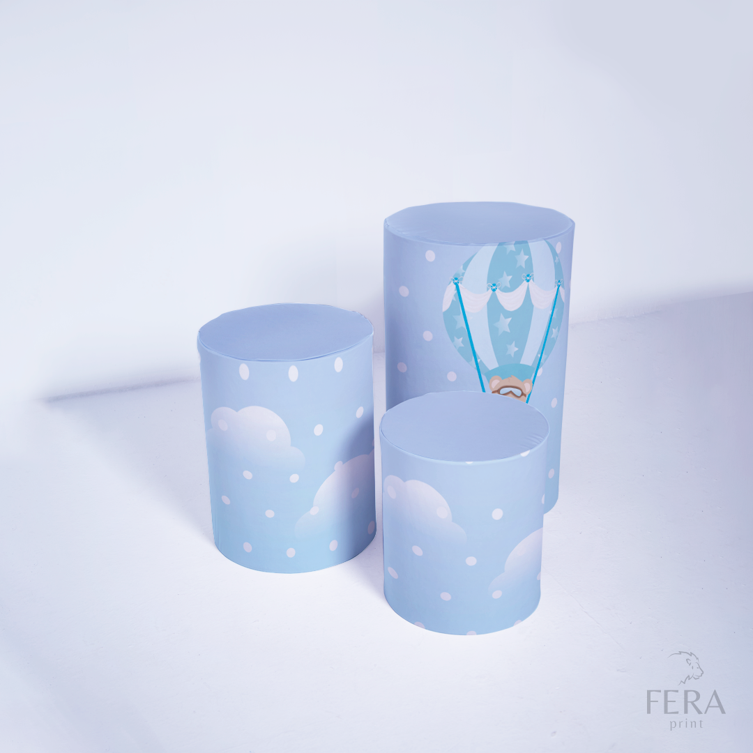 Kit Capa Cilindros + Capa Painel Urso Baloeiro Sublimado