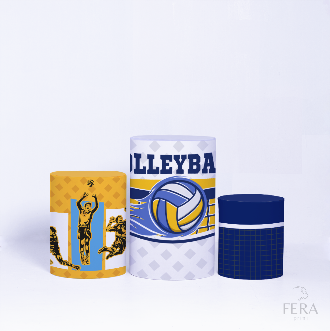 Kit Capa Cilindros + Capa Painel Vôlei Sublimado