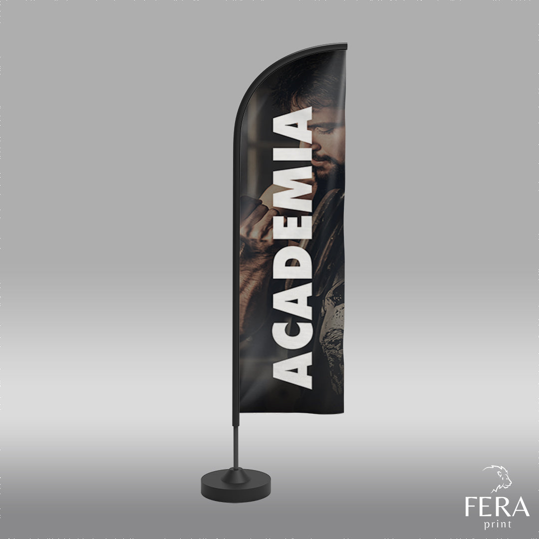 Wind Banner Academia Face Dupla Somente a Bandeira