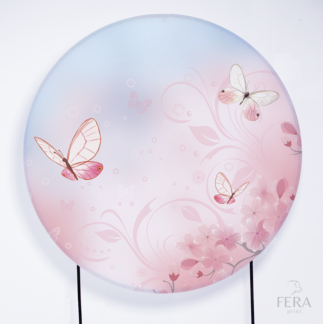 Kit Capa Cilindros + Capa Painel Borboleta Rosa Sublimado
