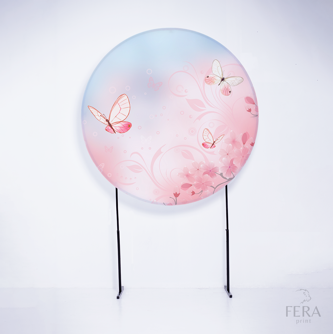 Kit Capa Cilindros + Capa Painel Borboleta Rosa Sublimado