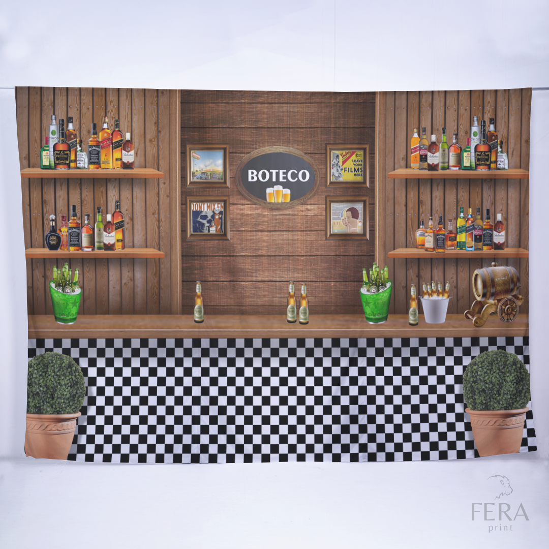 Painel Sublimado Retangular Boteco