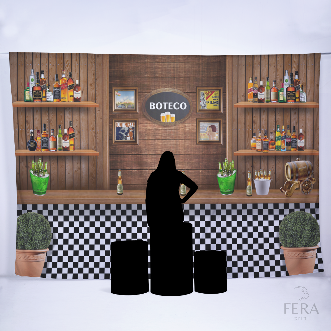 Painel Sublimado Retangular Boteco