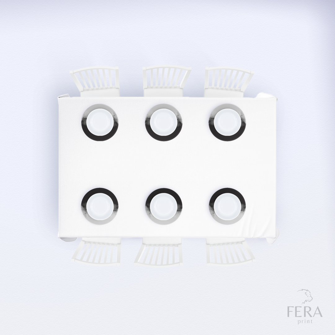 Kit 6 Capas de Sousplat Morcego Filme Sublimado