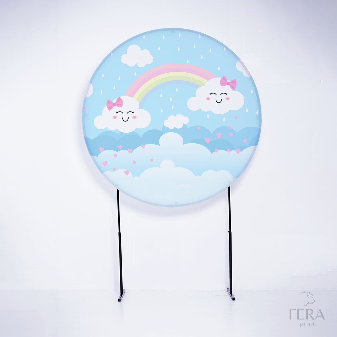 Kit Capa Cilindros + Capa Painel Chuva de Amor Sublimado