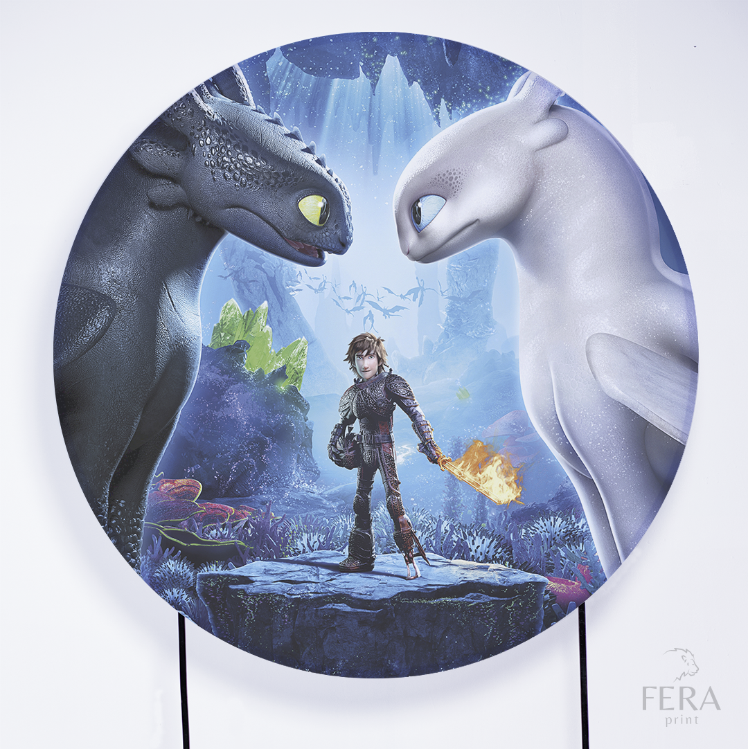 Kit Capa Cilindros + Capa Painel Como Treinar seu Dragão Sublimado