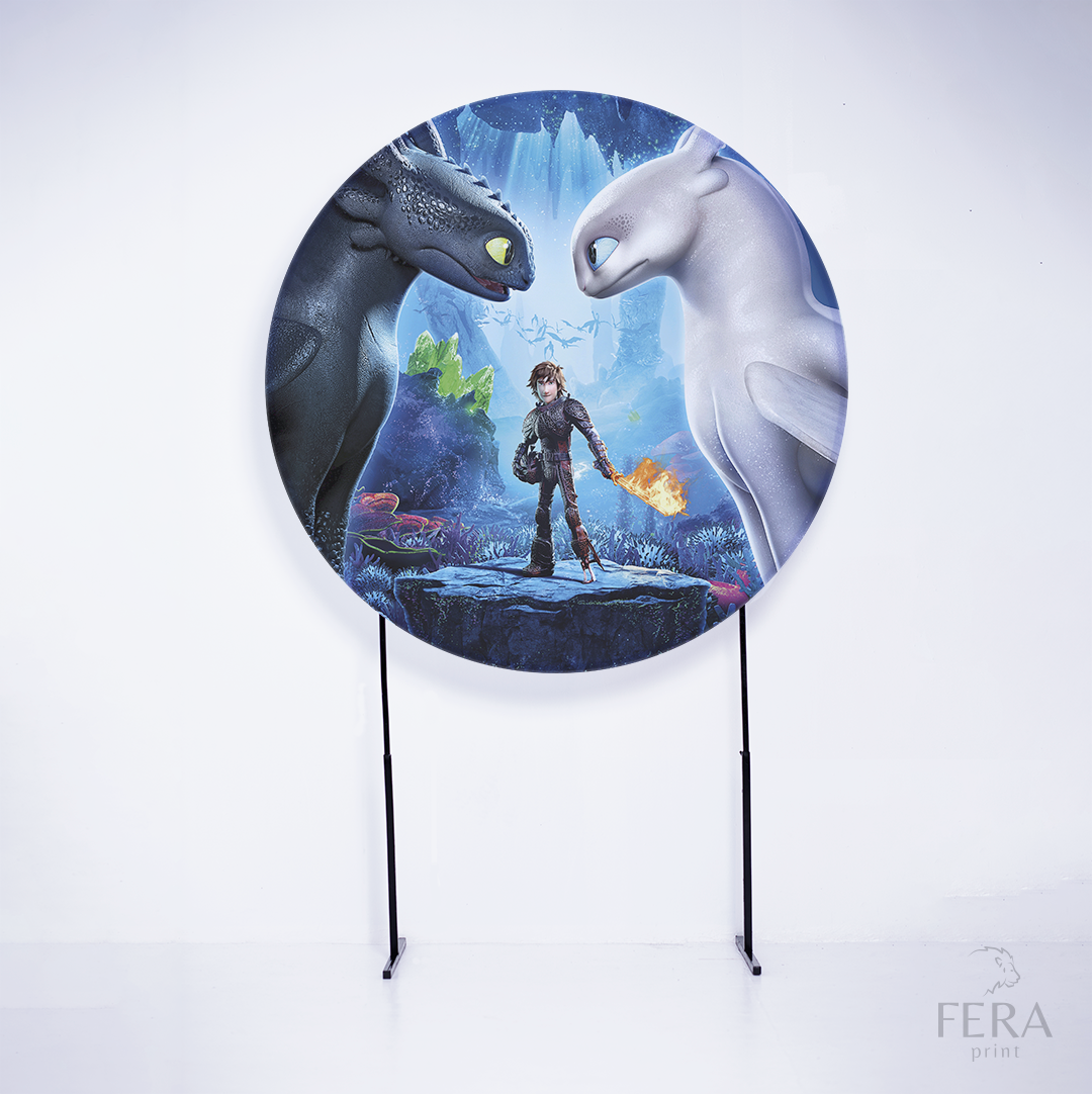 Kit Capa Cilindros + Capa Painel Como Treinar seu Dragão Sublimado