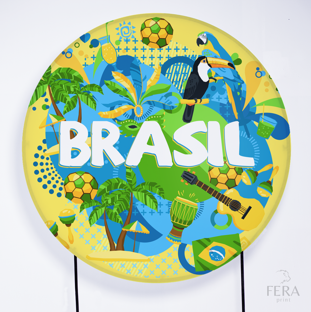 Kit Capa Cilindros + Capa Painel Brasil Sublimado