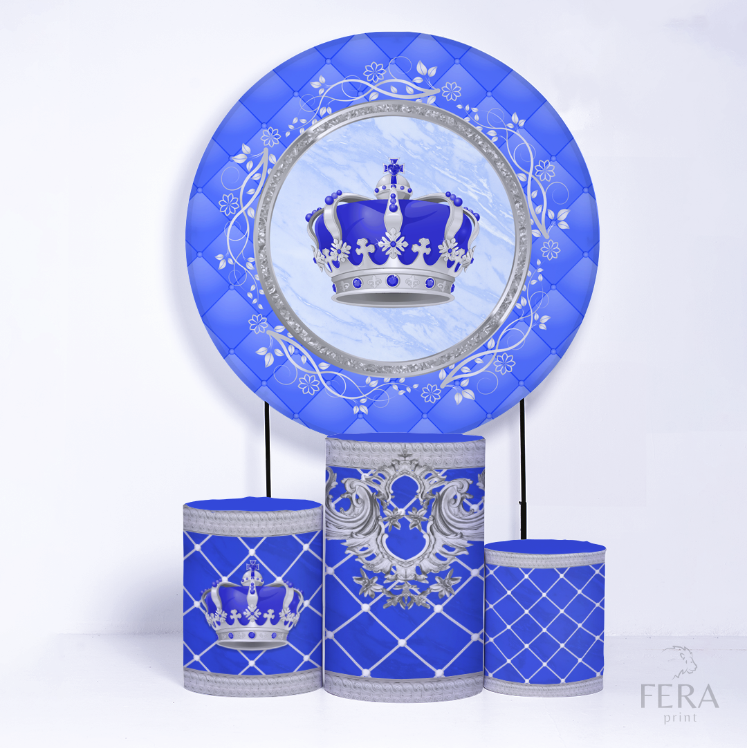 Kit Capa Cilindros + Capa Painel Príncipe Azul Sublimado