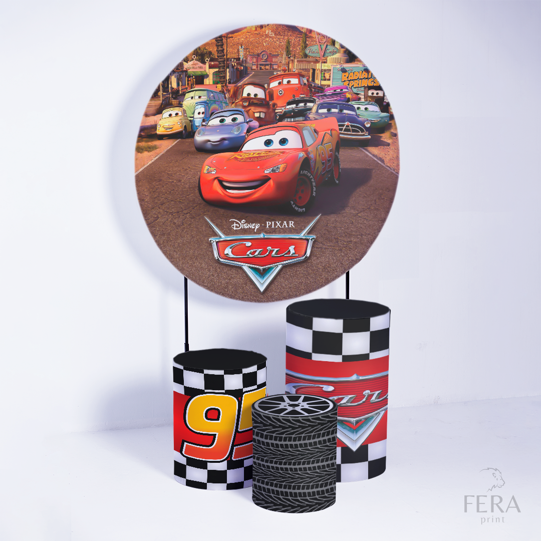 Kit Capa Cilindros + Capa Painel Carros Corrida Sublimado