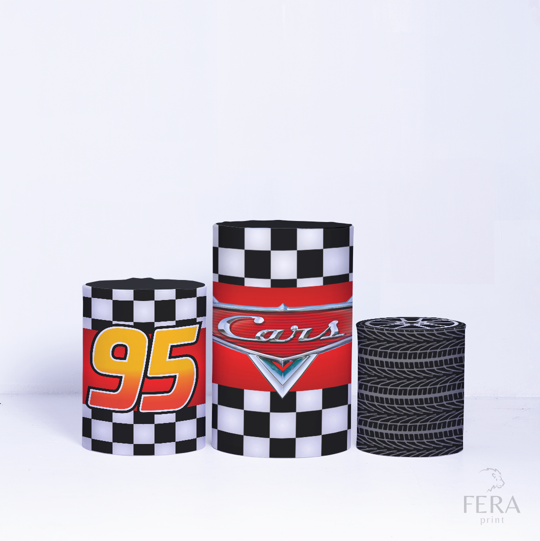 Kit Capa Cilindros + Capa Painel Carros Corrida Sublimado