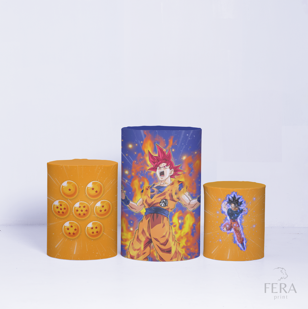 Kit Capa Cilindros + Capa Painel Dragon Anime Sublimado