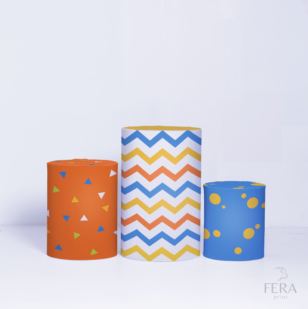 Kit Capa Cilindros + Capa Painel Dino Baby Roar Sublimado