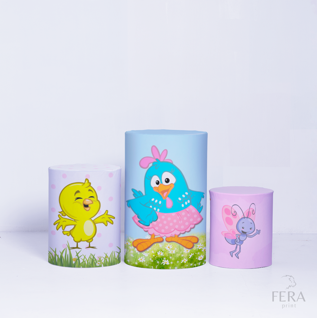 Kit Capa Cilindros + Capa Painel Galinha Sublimado