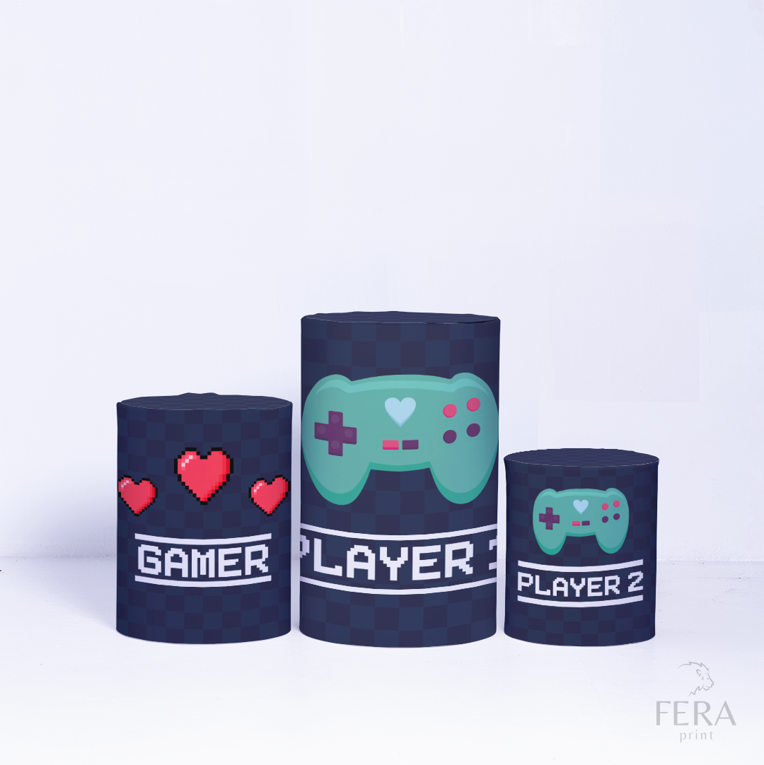 Kit Capa Cilindros + Capa Painel Gamer Sublimado