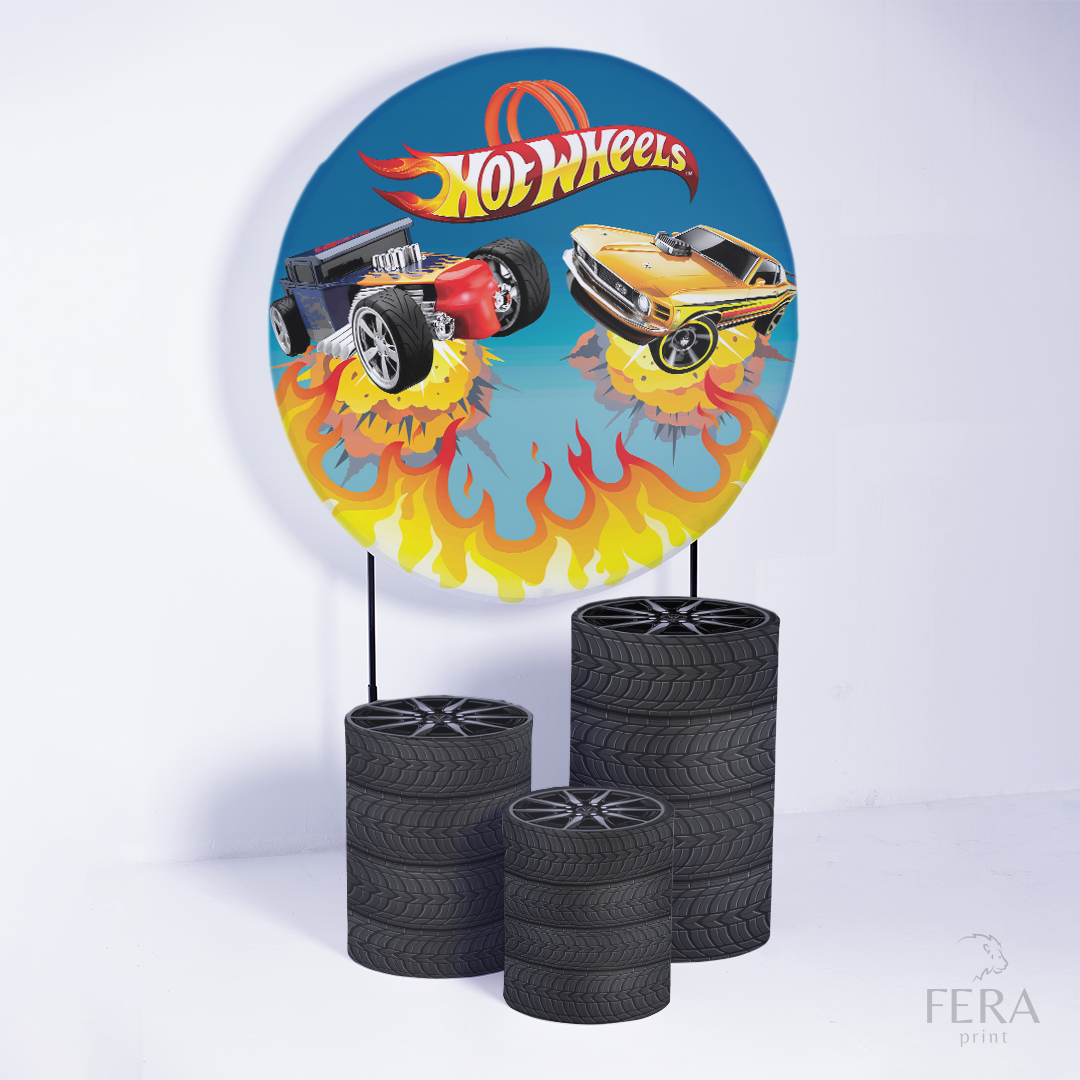 Kit Capa Cilindros + Capa Painel Carrinhos Pneus Sublimado