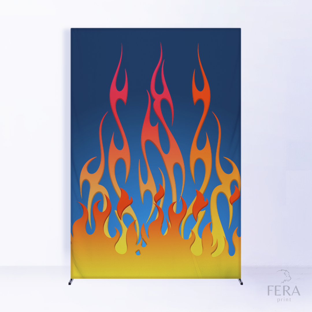 Painel Lateral Carrinhos Fogo c/ Forro
