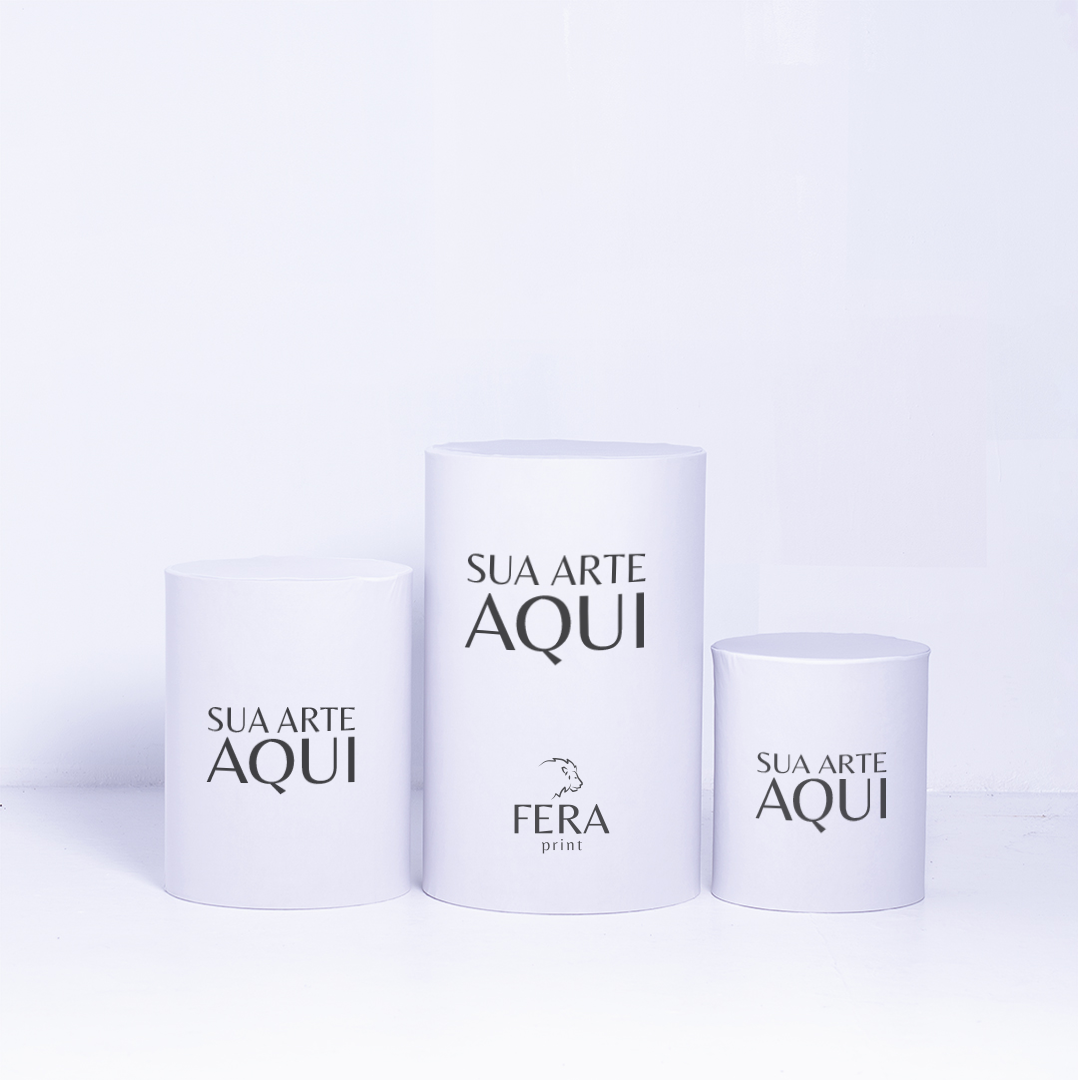 Trio de Cilindros Personalizado Sublimado