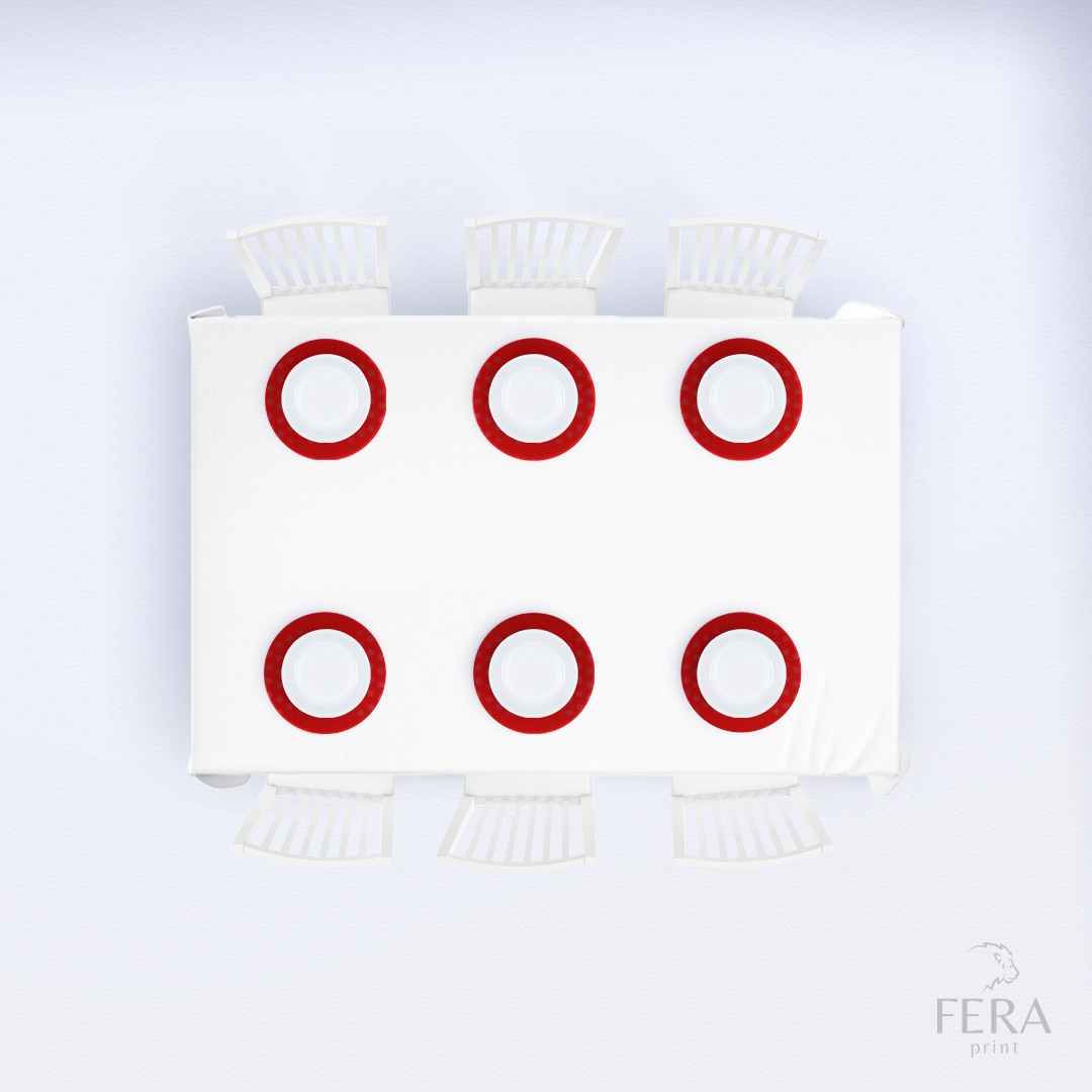 Kit 6 Capas de Sousplat Heroína Joaninha Sublimado