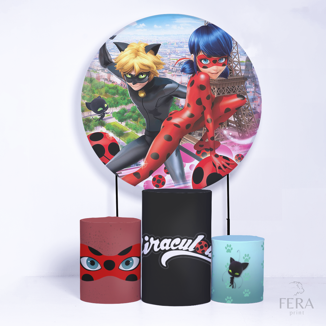 Kit Capa Cilindros + Capa Painel Princesa Joaninha Sublimado