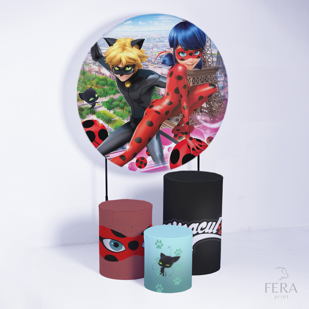 Kit Capa Cilindros + Capa Painel Princesa Joaninha Sublimado