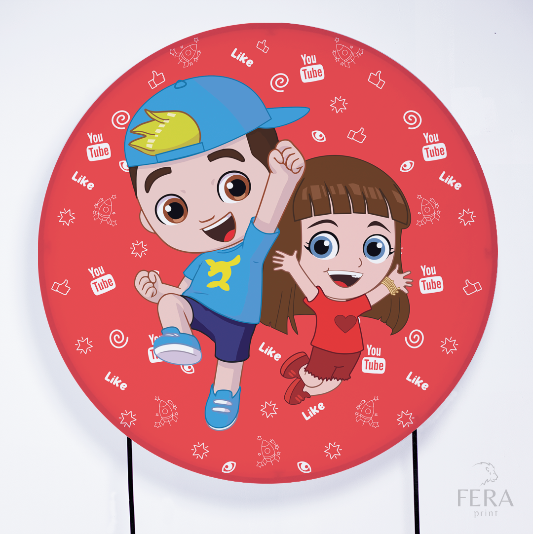Kit Capa Cilindros + Capa Painel Youtuber Sublimado