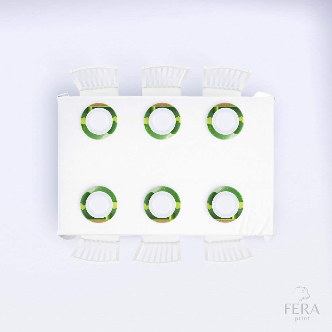 Kit 6 Capas de Sousplat Videogame Cenário Sublimado