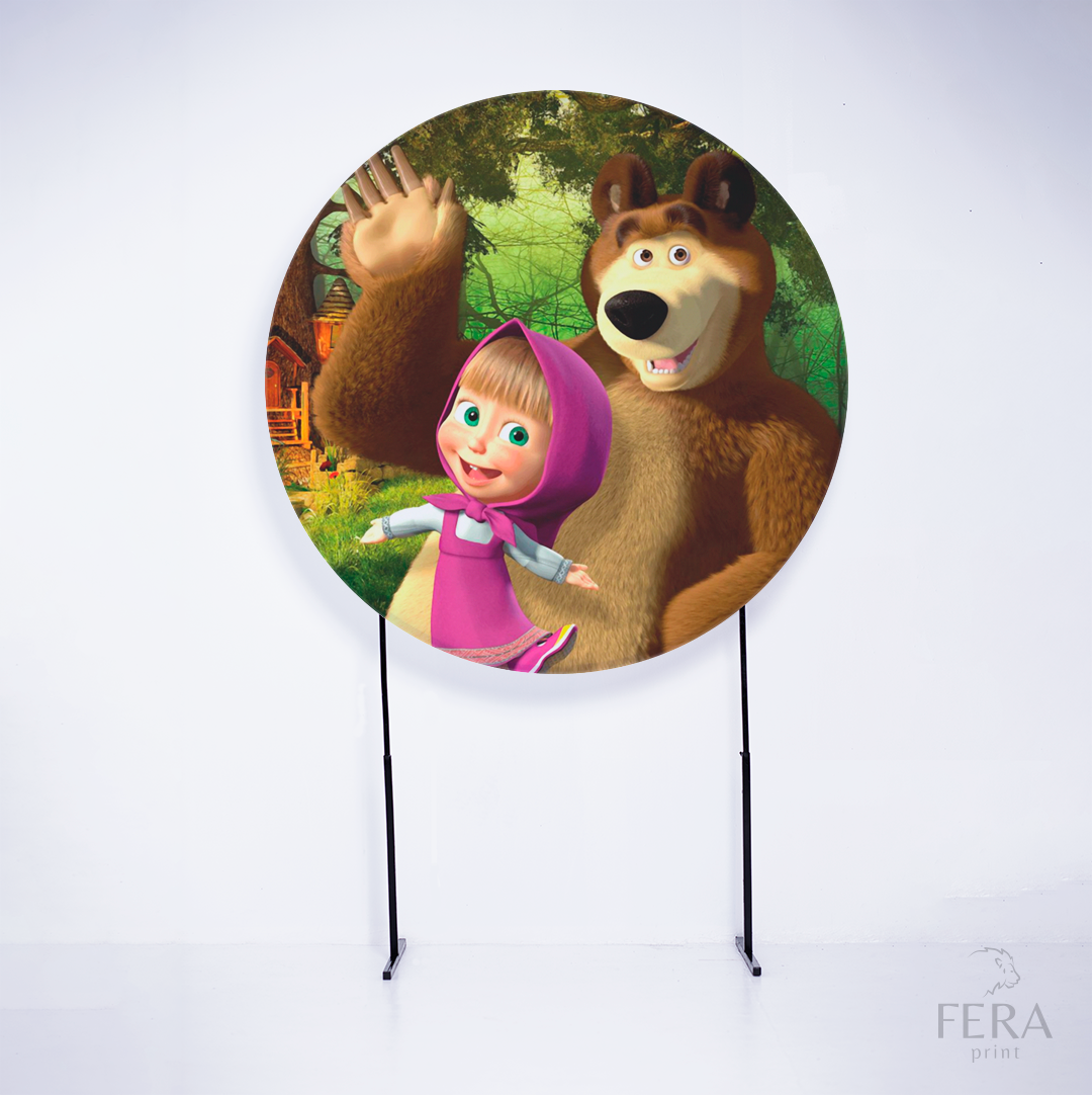 Kit Capa Cilindros + Capa Painel Menina e o Urso Sublimado