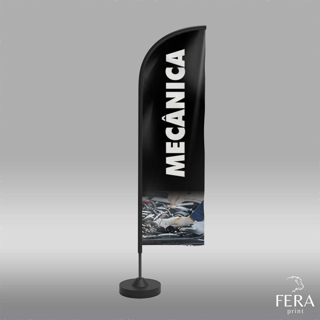 Wind Banner Mecânica Face Dupla Somente a Bandeira