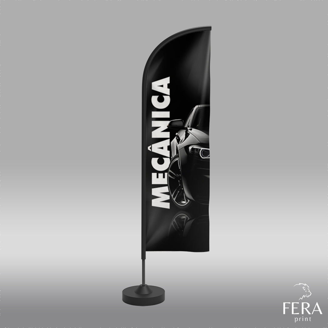 Wind Banner Mecânica Face Dupla Somente a Bandeira