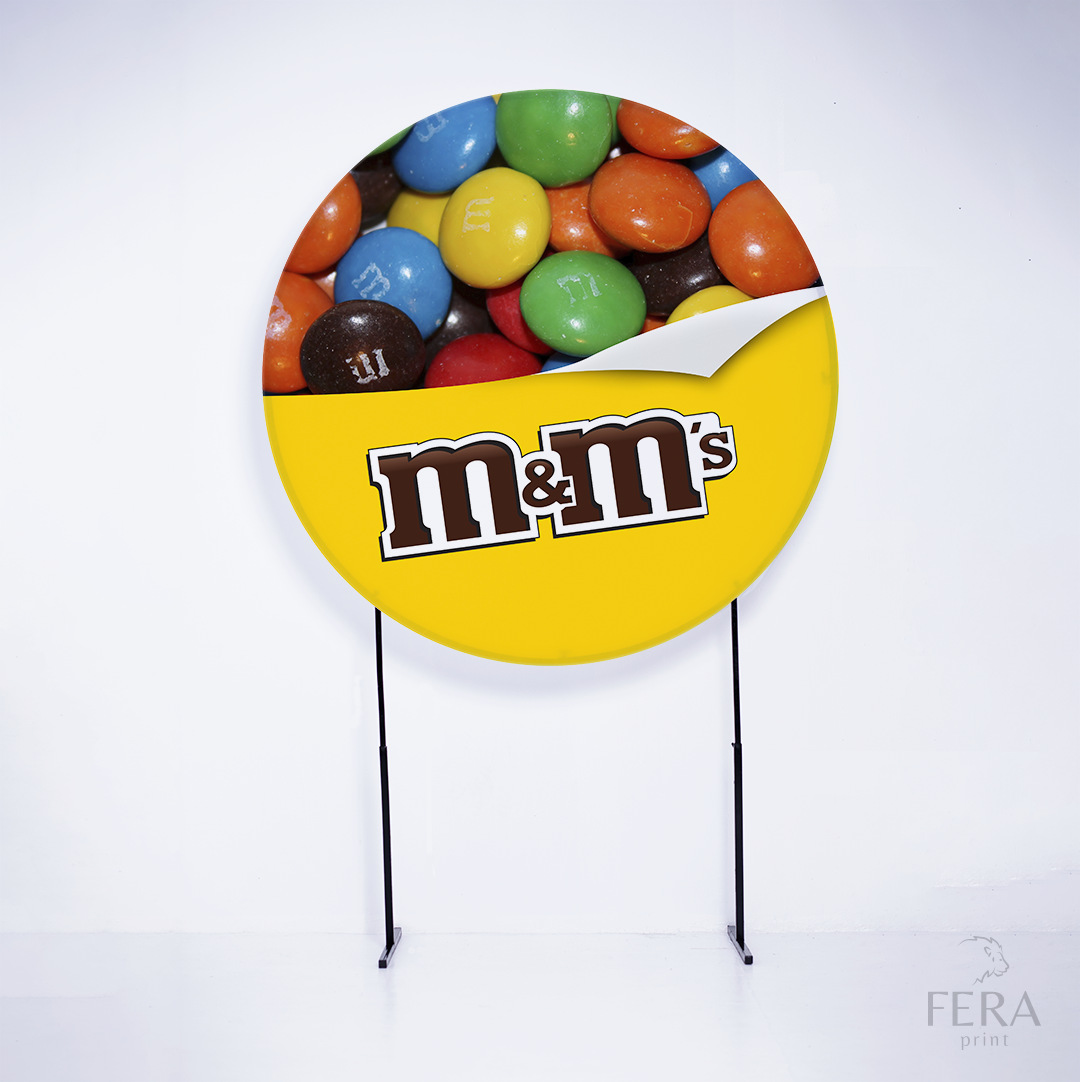 Painel Redondo Chocolate Sublimado