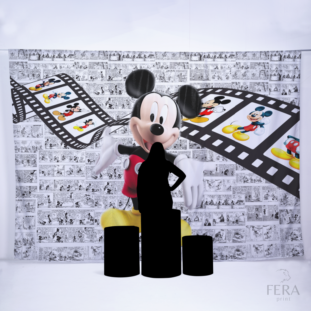 Painel Sublimado Retangular Rato Amigo