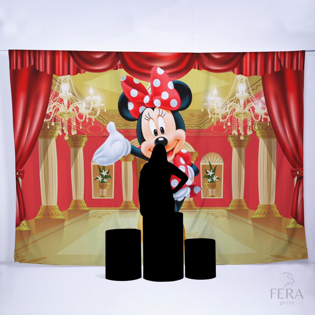 Painel Sublimado Retangular Ratinha Amiga