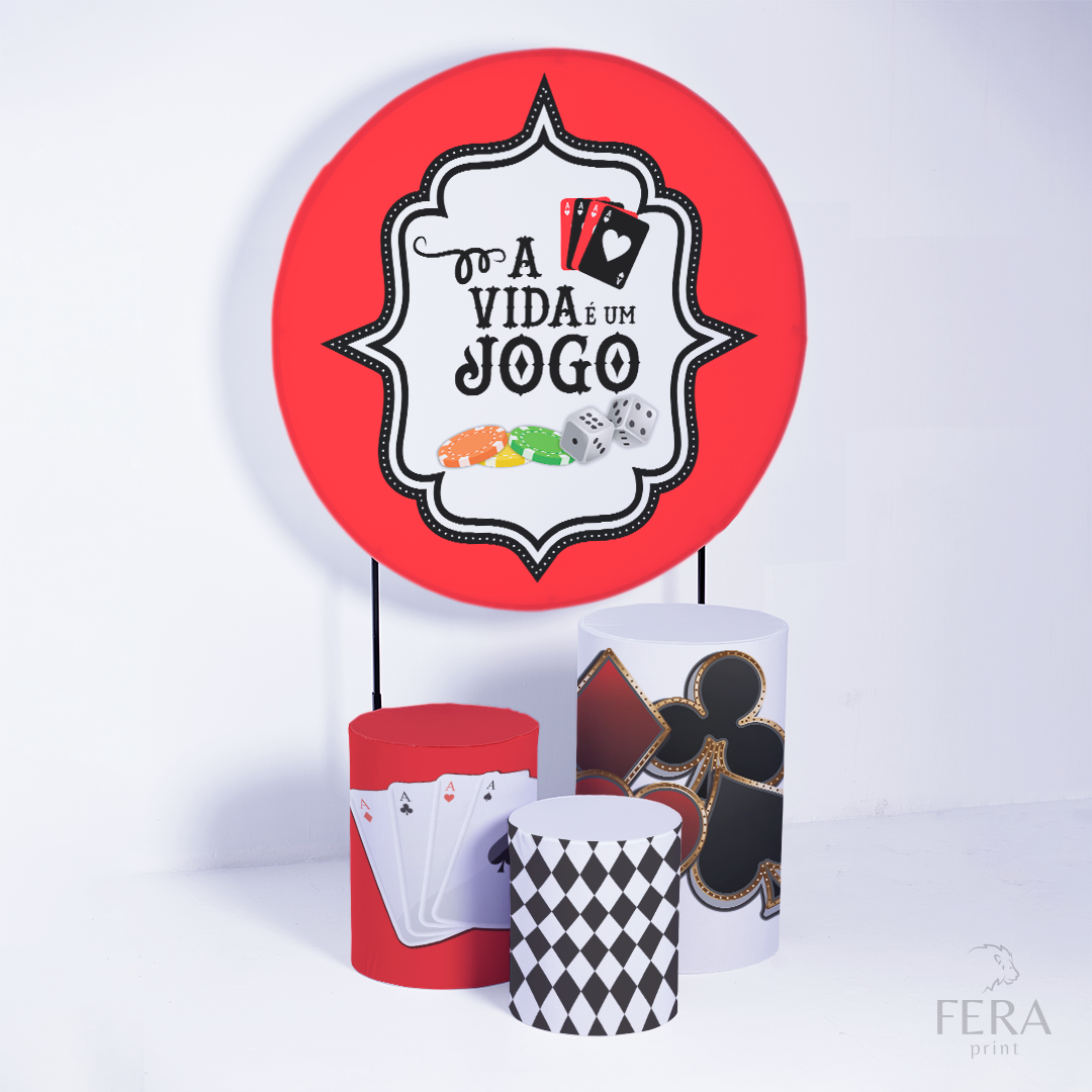 Kit Capa Cilindros + Capa Painel Poker Sublimado