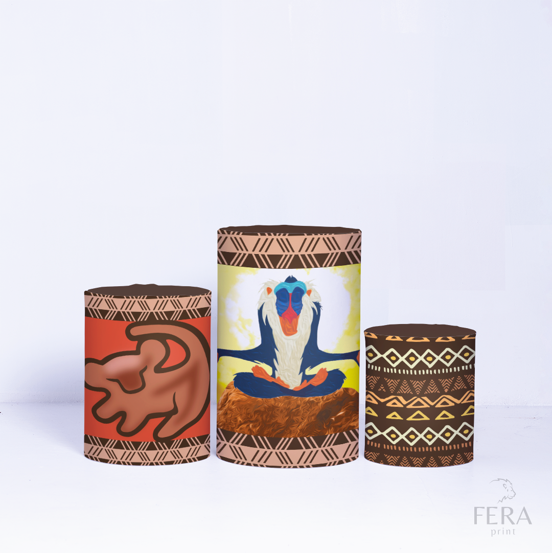 Kit Capa Cilindros + Capa Painel Leão Sublimado