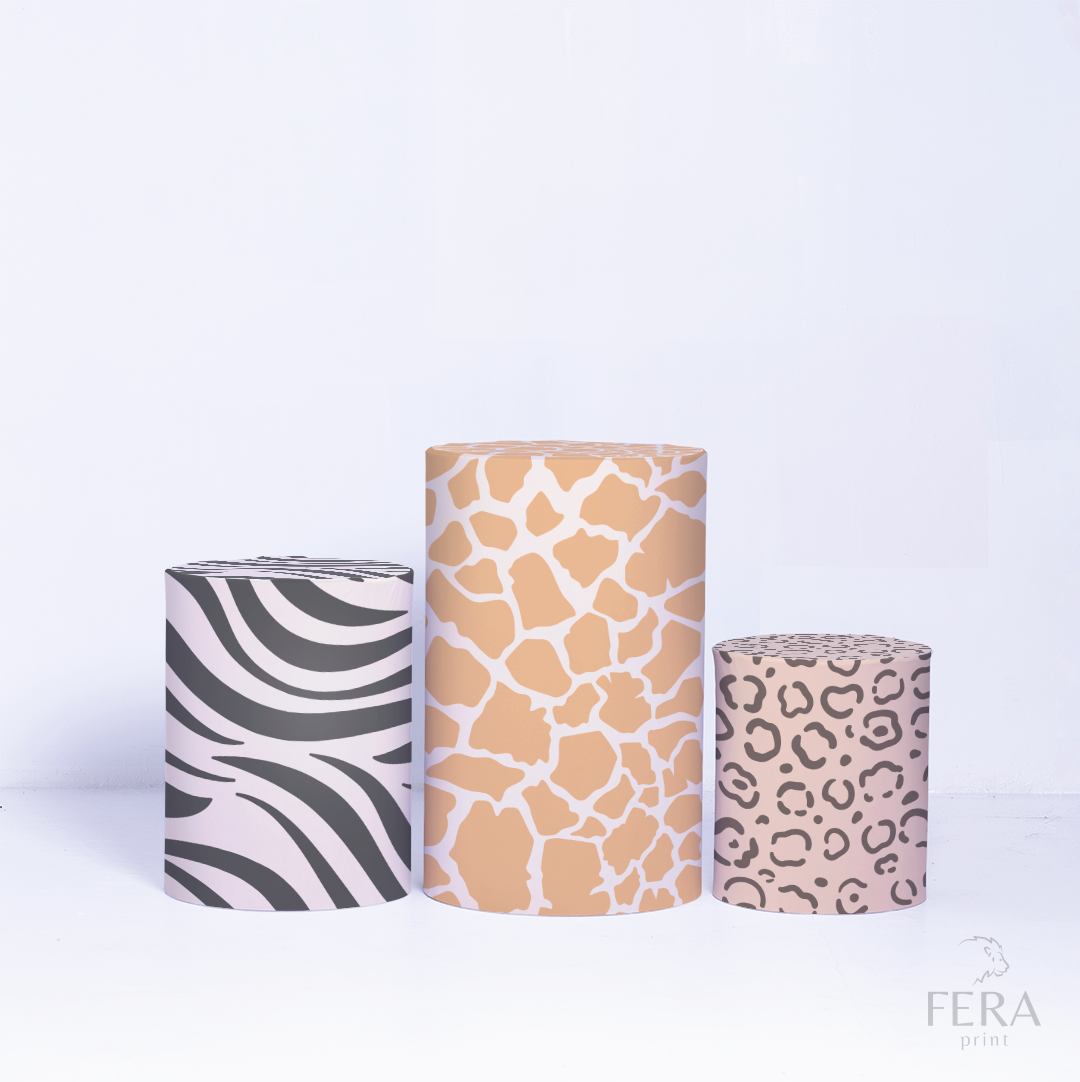 Kit Capa Cilindros + Capa Painel Safari Savana Sublimado
