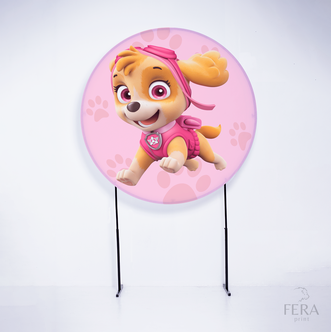 Kit Capa Cilindros + Capa Painel Cachorrinha Rosa Sublimado