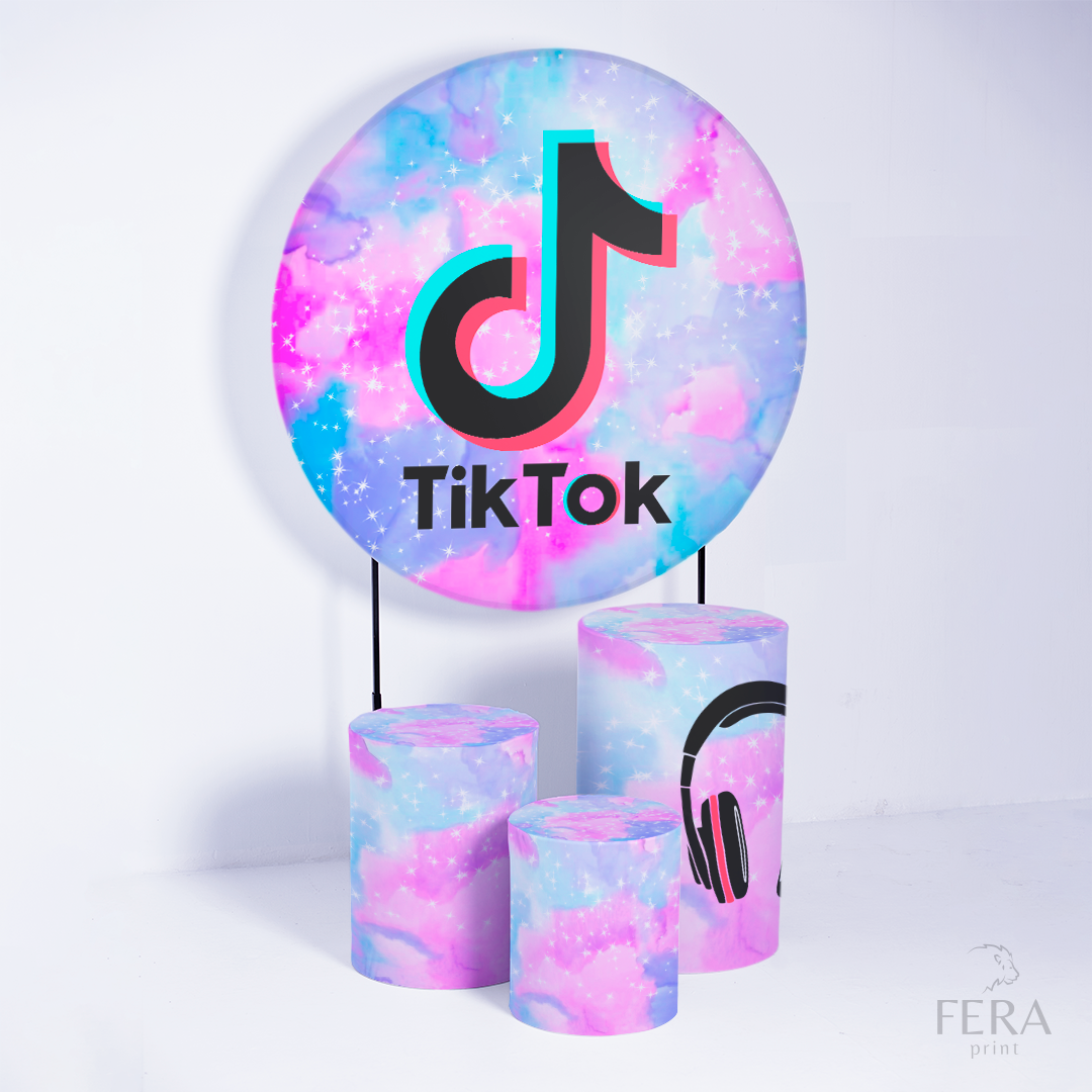 Kit Capa Cilindros + Capa Painel Tik Tie Dye Sublimado