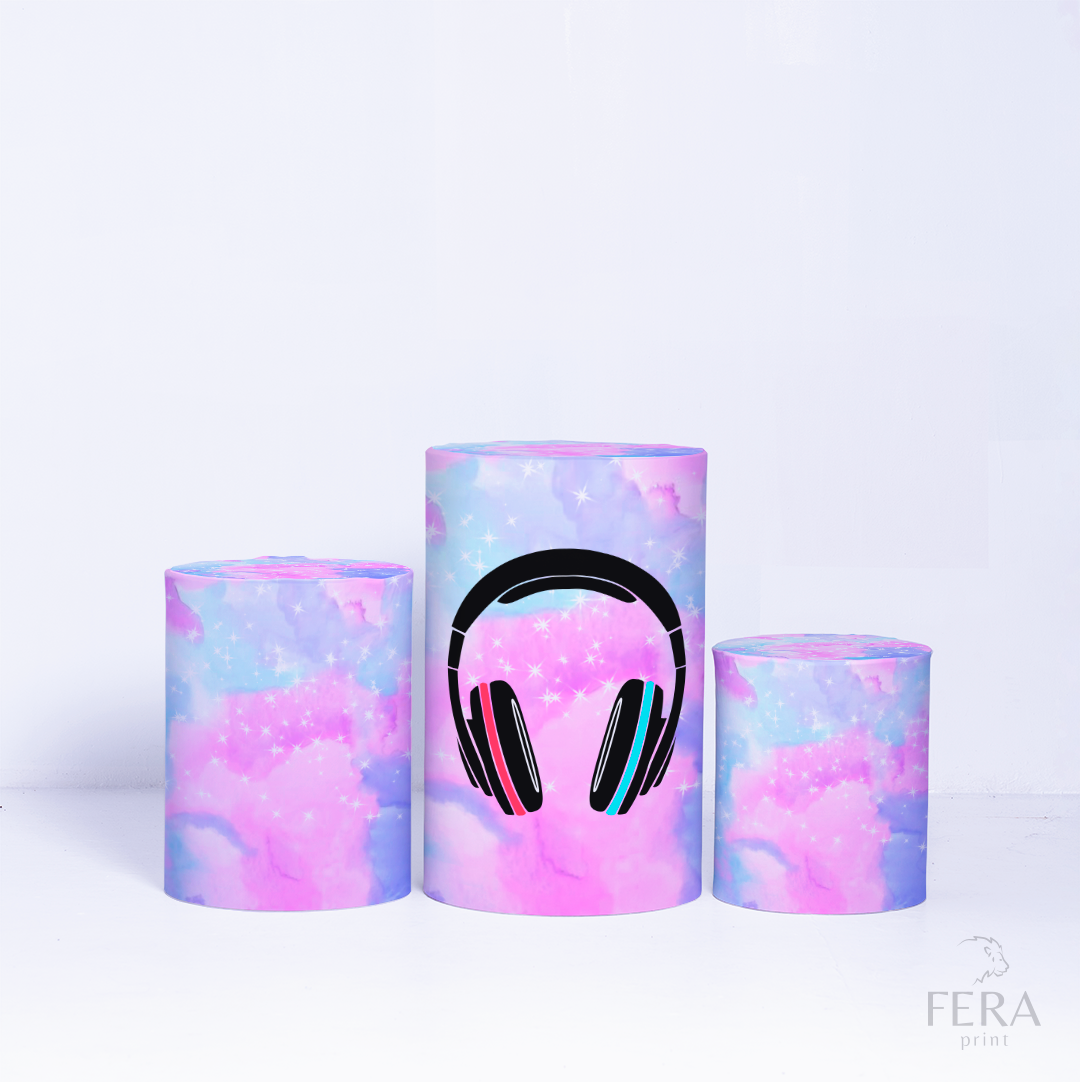 Kit Capa Cilindros + Capa Painel Tik Tie Dye Sublimado