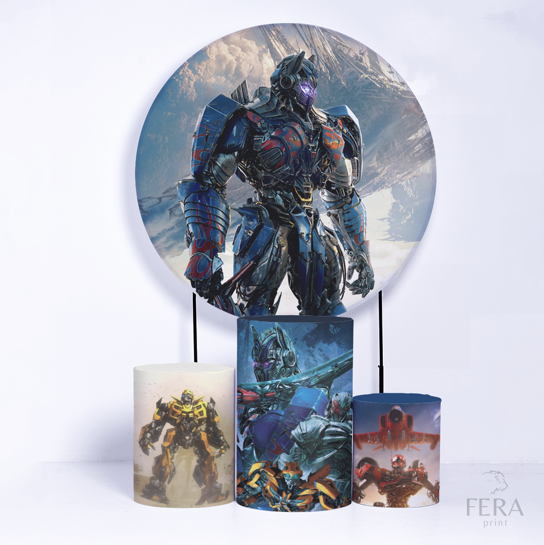 Kit Capa Cilindros + Capa Painel Robôs Sublimado