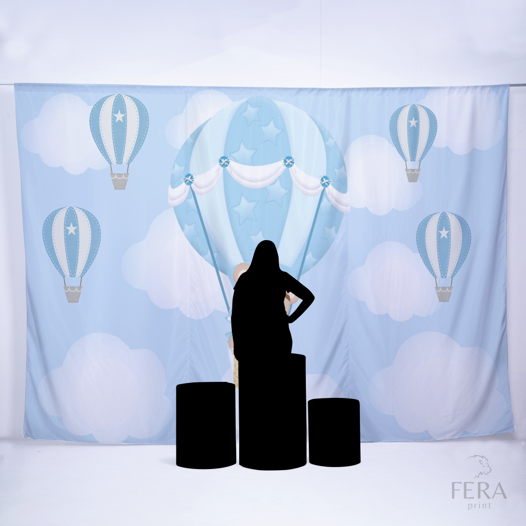 Painel Sublimado Retangular Urso Baloeiro