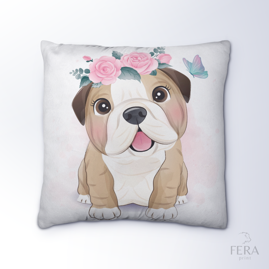 Capa de Almofada Estampada Decorativa 35X35cm - Apenas 1 unidade