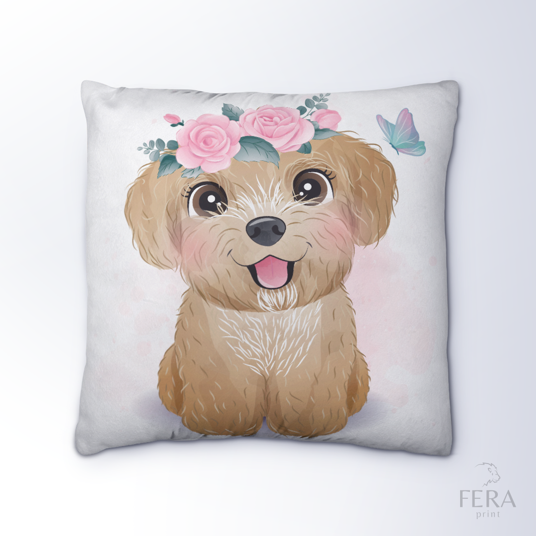 Capa de Almofada Estampada Decorativa 35X35cm - Apenas 1 unidade