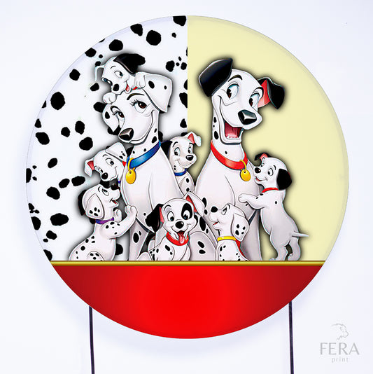 Painel Redondo Dalmatas