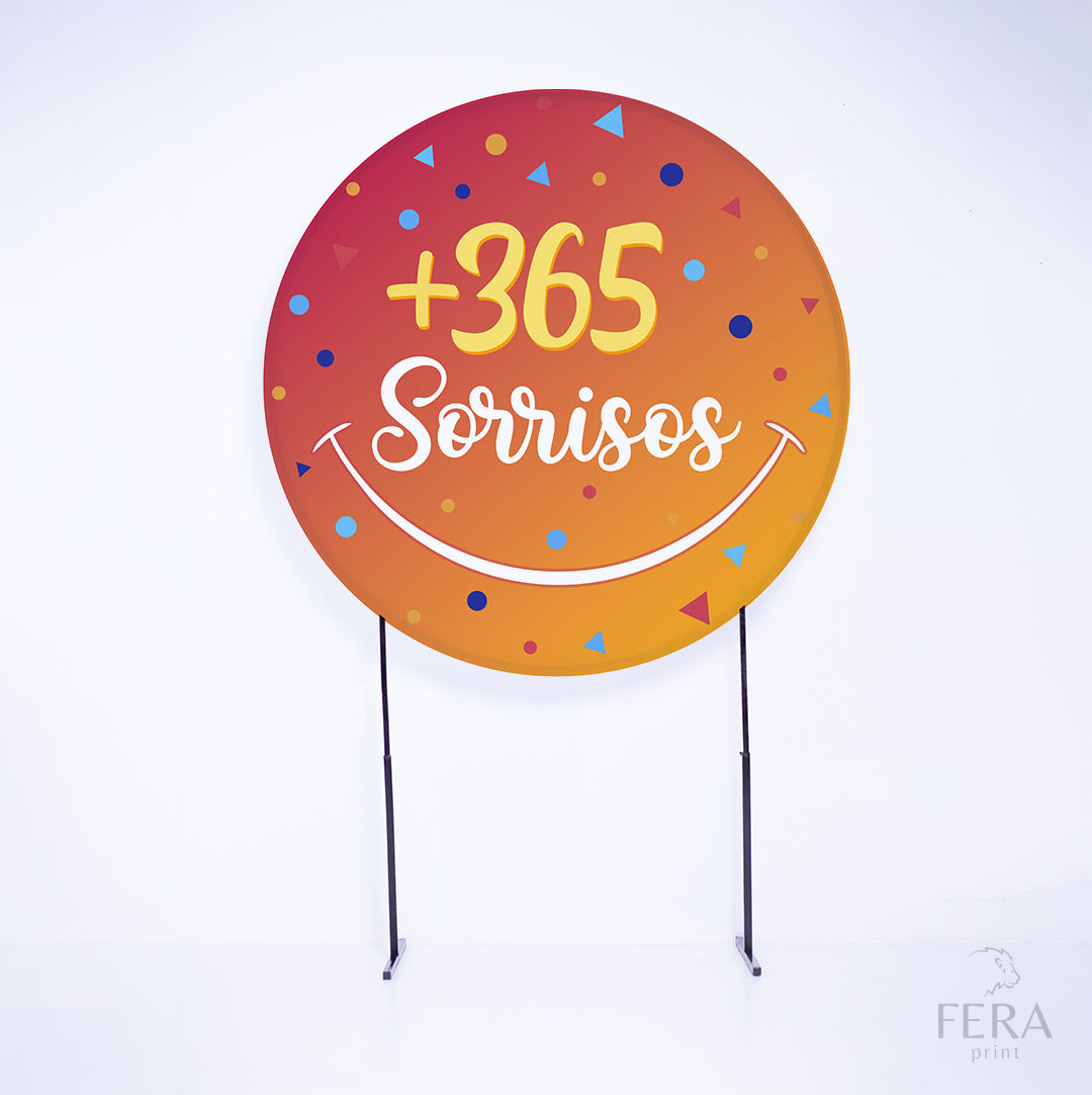 Painel Redondo 365 Sorrisos