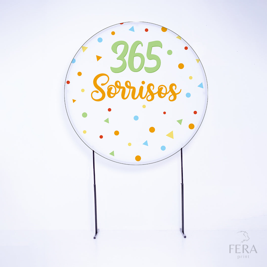Painel Redondo 365 Sorrisos